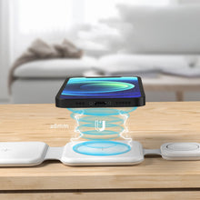 Load image into Gallery viewer, 3-in-1 Magnetic Foldable Wireless Charger – Compact Travel Pad