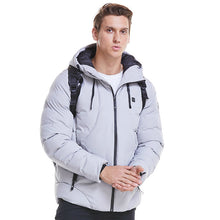Load image into Gallery viewer, USB Heated Jacket – 3 Heat Levels, Hooded Winter Coat