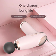 Load image into Gallery viewer, Mini Pocket Massage Gun – Quiet, 4 Heads, USB-C