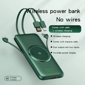 20000mAh Mini Power Bank For iPhone 14 15 Pro Xiaomi Samsung Powerbank Charger Dual Usb Port External Battery Charging Poverbank