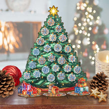 Load image into Gallery viewer, Wooden Christmas Tree Advent Calendar – 27-Piece Ornament Set by G.DeBrekht