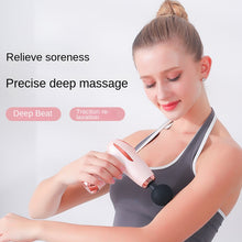 Load image into Gallery viewer, Mini Pocket Massage Gun – Quiet, 4 Heads, USB-C