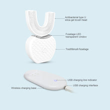 Load image into Gallery viewer, U-Shaped Automatic Electric Toothbrush – Hands-Free, 4 Modes, IPX7