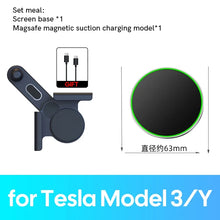 Load image into Gallery viewer, Tesla Magnetic Wireless Charging Phone Mount – Model 3, Y, S, X &amp; Cybertruck