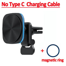 Load image into Gallery viewer, RGB Magnetic Car Phone Mount – 15W Wireless Charger, 360° Rotation