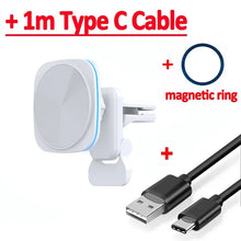 Load image into Gallery viewer, RGB Magnetic Car Phone Mount – 15W Wireless Charger, 360° Rotation