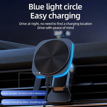 Load image into Gallery viewer, RGB Magnetic Car Phone Mount – 15W Wireless Charger, 360° Rotation
