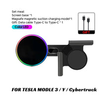 Load image into Gallery viewer, Tesla Magnetic Wireless Charging Phone Mount – Model 3, Y, S, X &amp; Cybertruck