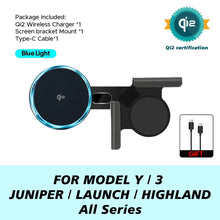 Load image into Gallery viewer, Tesla Magnetic Wireless Charging Phone Mount – Model 3, Y, S, X &amp; Cybertruck