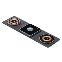 Load image into Gallery viewer, 3-in-1 Magnetic Foldable Charging Station – Transparent Design