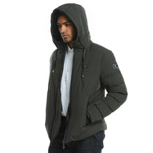 Load image into Gallery viewer, USB Heated Jacket – 3 Heat Levels, Hooded Winter Coat