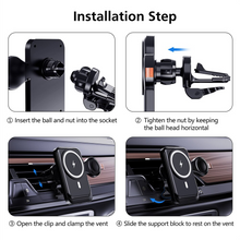 Load image into Gallery viewer, 2 in 1 Fast Magnetic Wireless Charger For Car Charging Holder