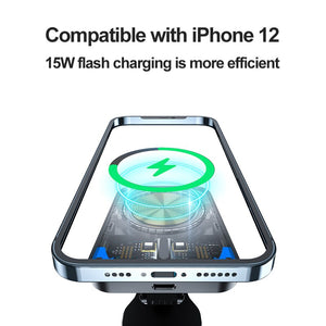 15W Magnetic Wireless Car Chargers Phone Holder Fast Charging