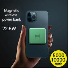 Load image into Gallery viewer, 5000mAh Magnetic Wireless Quick Charger Power Bank For Apple iPhone , Mini PowerBank External auxiliary battery Newest
