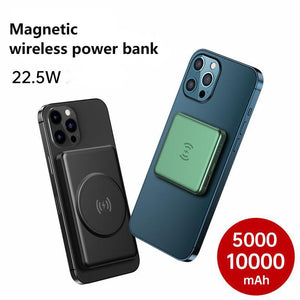 5000mAh Magnetic Wireless Quick Charger Power Bank For Apple iPhone , Mini PowerBank External auxiliary battery Newest