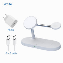 Load image into Gallery viewer, 3 in 1  Magnetic Wireless Charger Station / Holder for iPhone 14Plus/13/12Pro Max Charge fast for Apple Watch Airpods pro