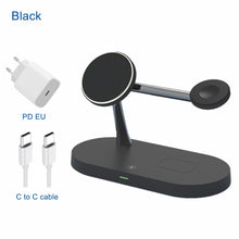 Load image into Gallery viewer, 3 in 1  Magnetic Wireless Charger Station / Holder for iPhone 14Plus/13/12Pro Max Charge fast for Apple Watch Airpods pro