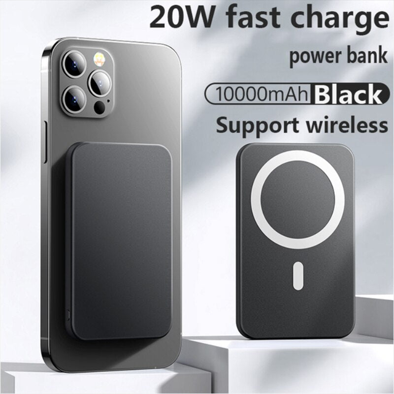 10000mAh Magnetic Wireless Mini PowerBank