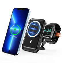 Load image into Gallery viewer, 2 in 1 Fast Magnetic Wireless Charger For Car Charging Holder