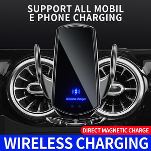 Fast Car Wireless Charger for iPhone / Samsung  with Sensor Infrared induction