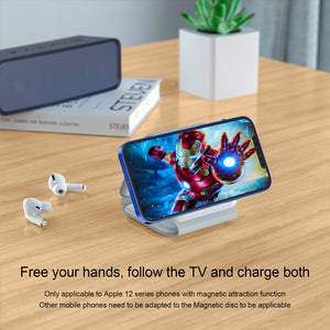 Fast 15W Foldable Magnetic Wireless Chargers for iPhone / Apple Watch / AirPods