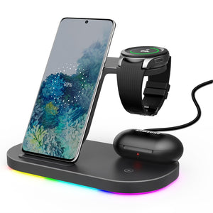 3 in 1 Fast Samsung Wireless Chargers Stand