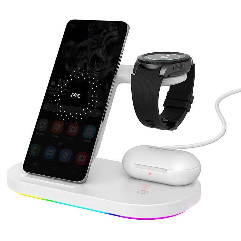 3 in 1 Fast Samsung Wireless Chargers Stand